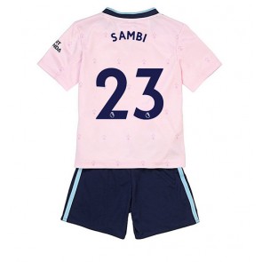 Arsenal Albert Sambi Lokonga #23 babykläder Tredje Tröja barn 2022-23 Korta ärmar (+ Korta byxor)